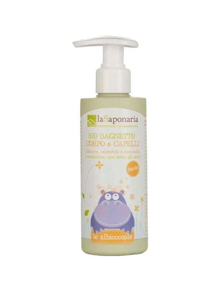 Bio bagnetto corpo e capelli - La Saponaria-La Saponaria-bambini,crema,crema corpo,crema viso,igiene